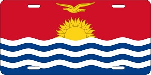 Kiribati Flag License Plates