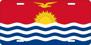 Kiribati Flag License Plates