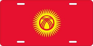 Kyrgyzstan License Plates