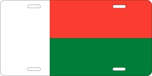 World Flags Madagascar License Plates