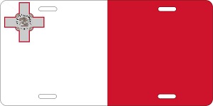 Malta Flag License Plates