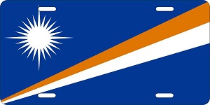 Marshall Islands Flag License Plates