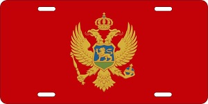 Montenegro License Plates