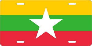 Myanmar License Plates