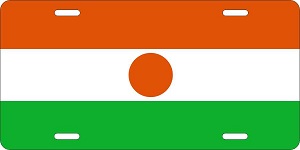 Niger Flag License Plates