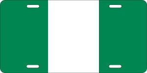 Nigeria Flag License Plates