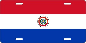Paraguay Flag License Plates