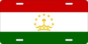 Tajikistan License Plates