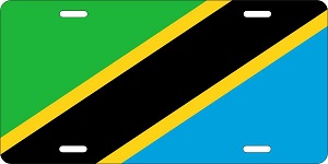 World Flags Tanzania License Plates