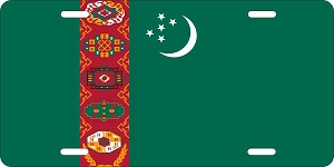 Turkmenistan License Plates