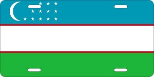 Uzbekistan License Plates