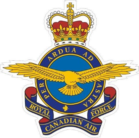 Royal Canadian Air Force Emblem Decal