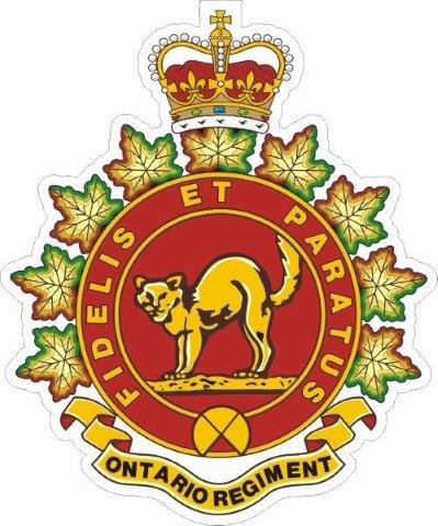 Ontario Regiment Badge Decal