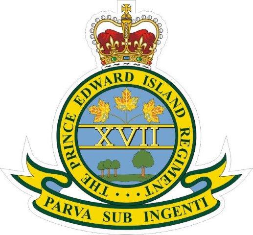 Prince Edward Island Regiment Badge Decal