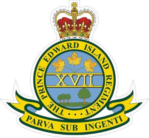 Prince Edward Island Regiment Badge Decal