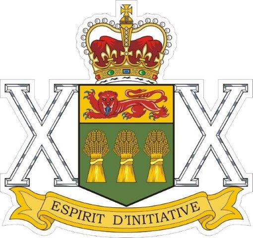 Saskatchewab Dragoons Regiment Badge Decal