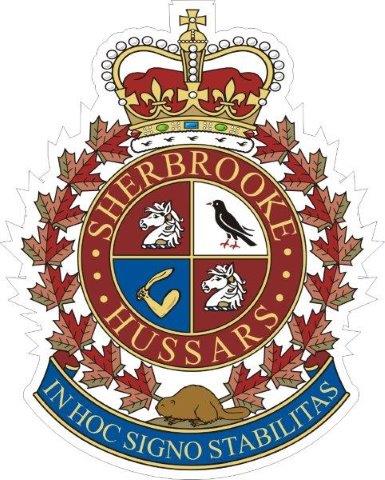 Sherbrooke Hussars Regiment Badge Decal