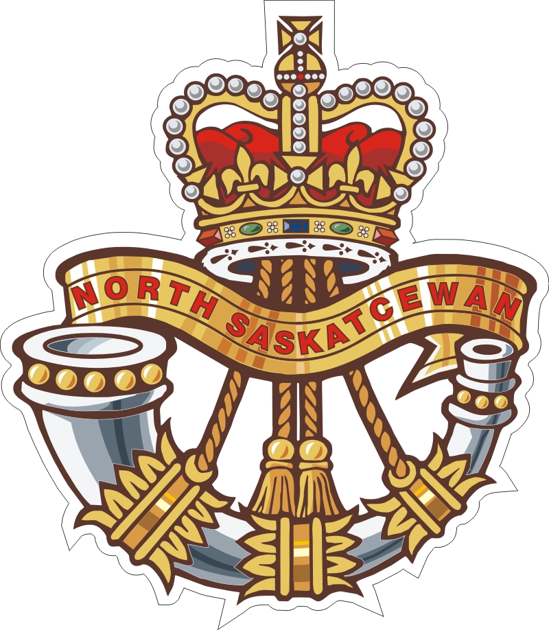 North Saskatchewan Regiment Badge Decal