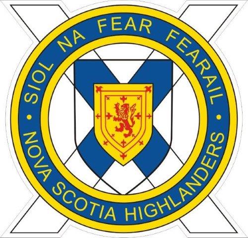 Nova Scotia Highlanders Regiment Badge Decal