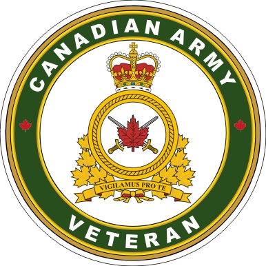 Canadian Army Veteran Decal