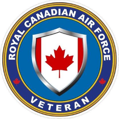 Royal Canadian Air Force RCAF Veteran (Ver 2) Decal