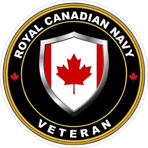 Royal Canadian Navy RCN Veteran (Ver 2) Decal