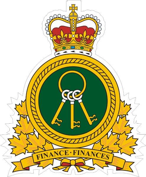 CA DND ADM Finance & Corp Services Badge Decal