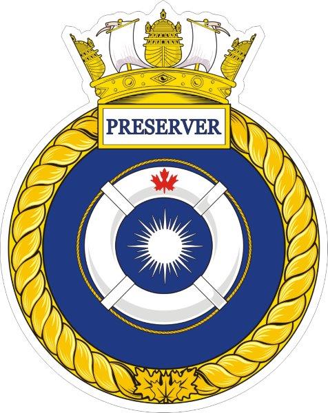 HMCS Preserver  Decal