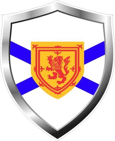 Nova Scotia NS Flag Shield Decal