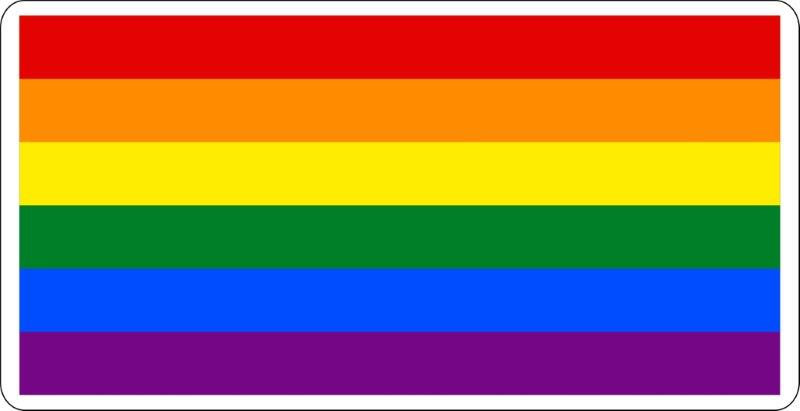 Rainbow Flag Decal