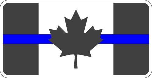 Canada Thin Blue Line Decal