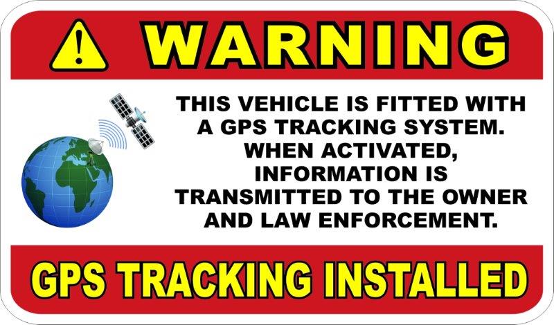 GPS Tracking for Vehicle Decal