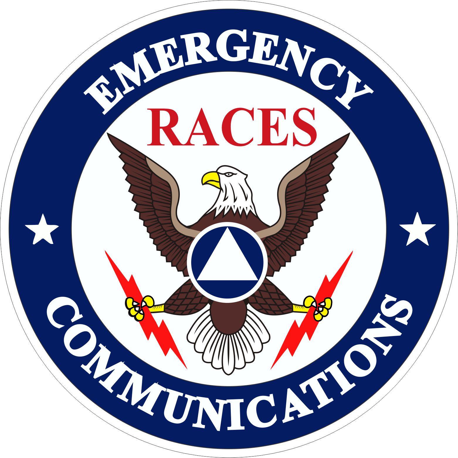 RACES Radio Amateur Civil Emergency Service Decal