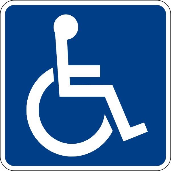 Handicap Wheelchair Decal