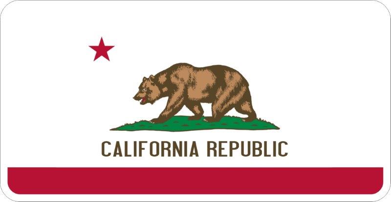 California Flag Decal