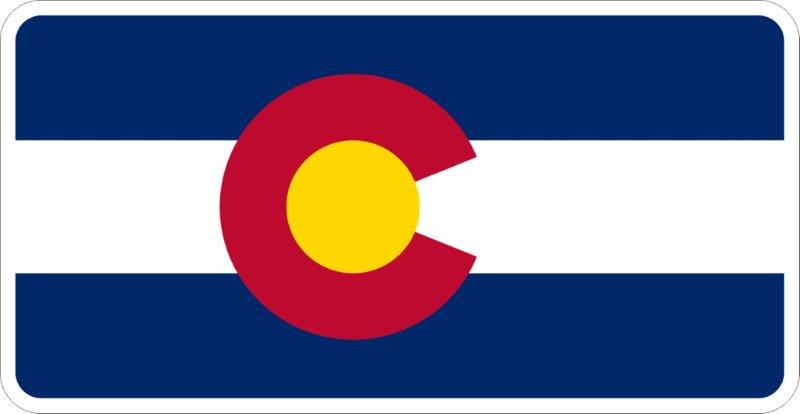 Colorado Flag Decal