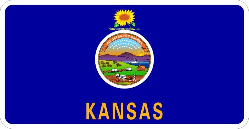 Kansas Flag Decal