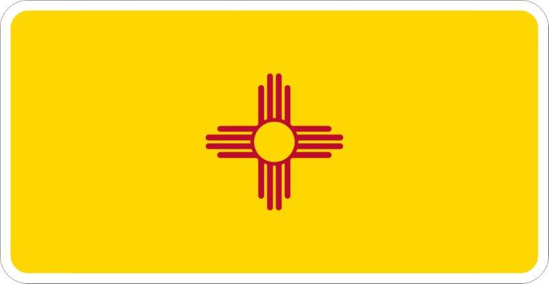New Mexico Flag Decal