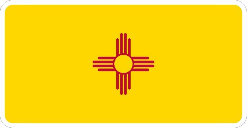 New Mexico Flag Decal