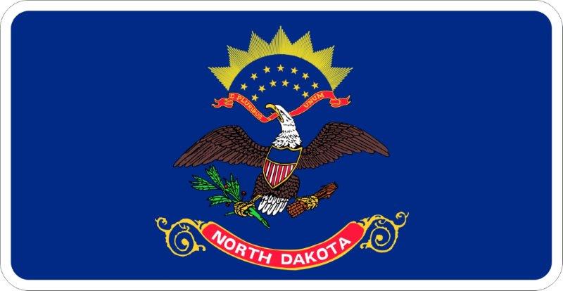 North Dakota Flag Decal