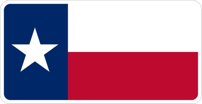 Texas Flag Decal