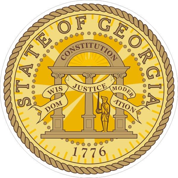 Georgia Seal Decal