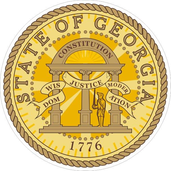 Georgia Seal Decal