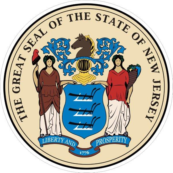 New Jersey Seal Decal