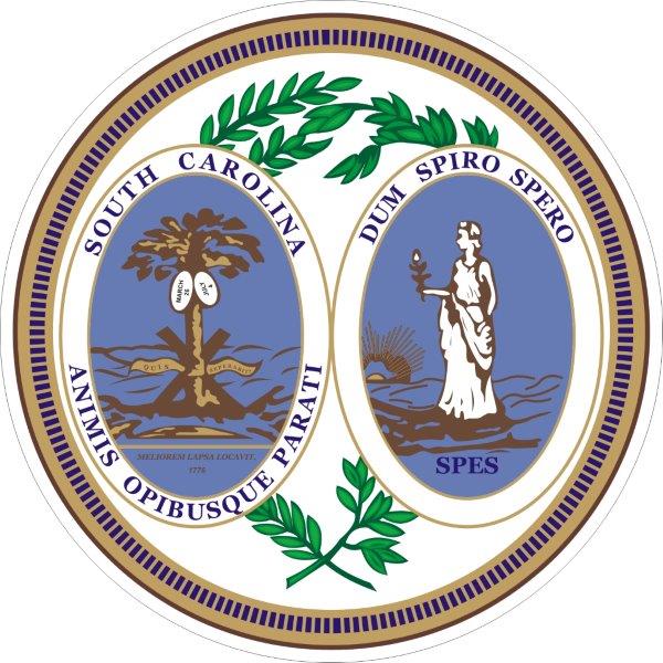 South Carolina Seal Decal