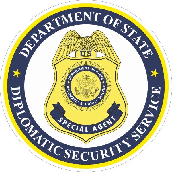 Dept of State Diplomatic Security Service Decal