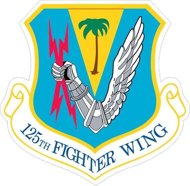 125th Fighter Wing Decal