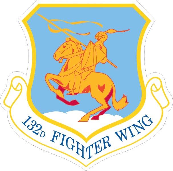 132d Fighter Wing Decal