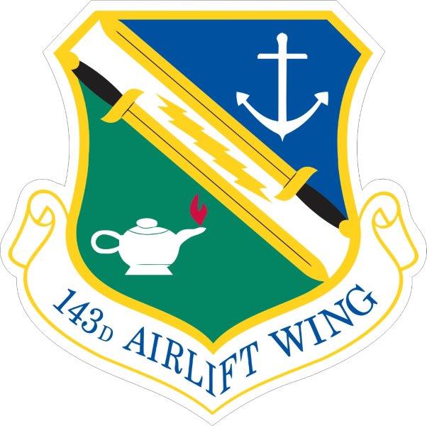 143d Airlift Wing Decal