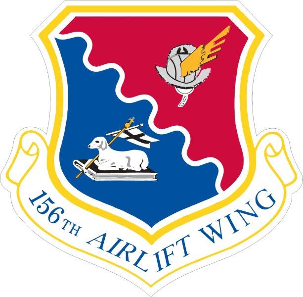 156th Airlift Wing Decal